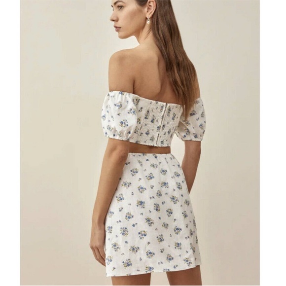 Reformation Emilia Dress in Blaire - Picture 2 of 4